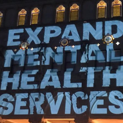 Recovery For All CT Advocates for Mental Health Services at State Capitol, Backed by CSU-AAUP